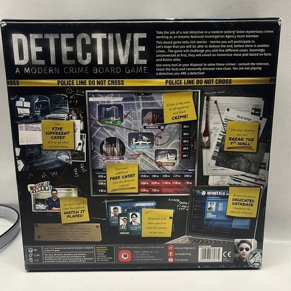 Detective modern crime board‎ game - Picture 2 of 2